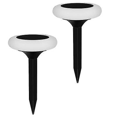 4個8ledソーラー芝生ライト、屋外庭園と中庭用防水ランドスケープライトAz16275