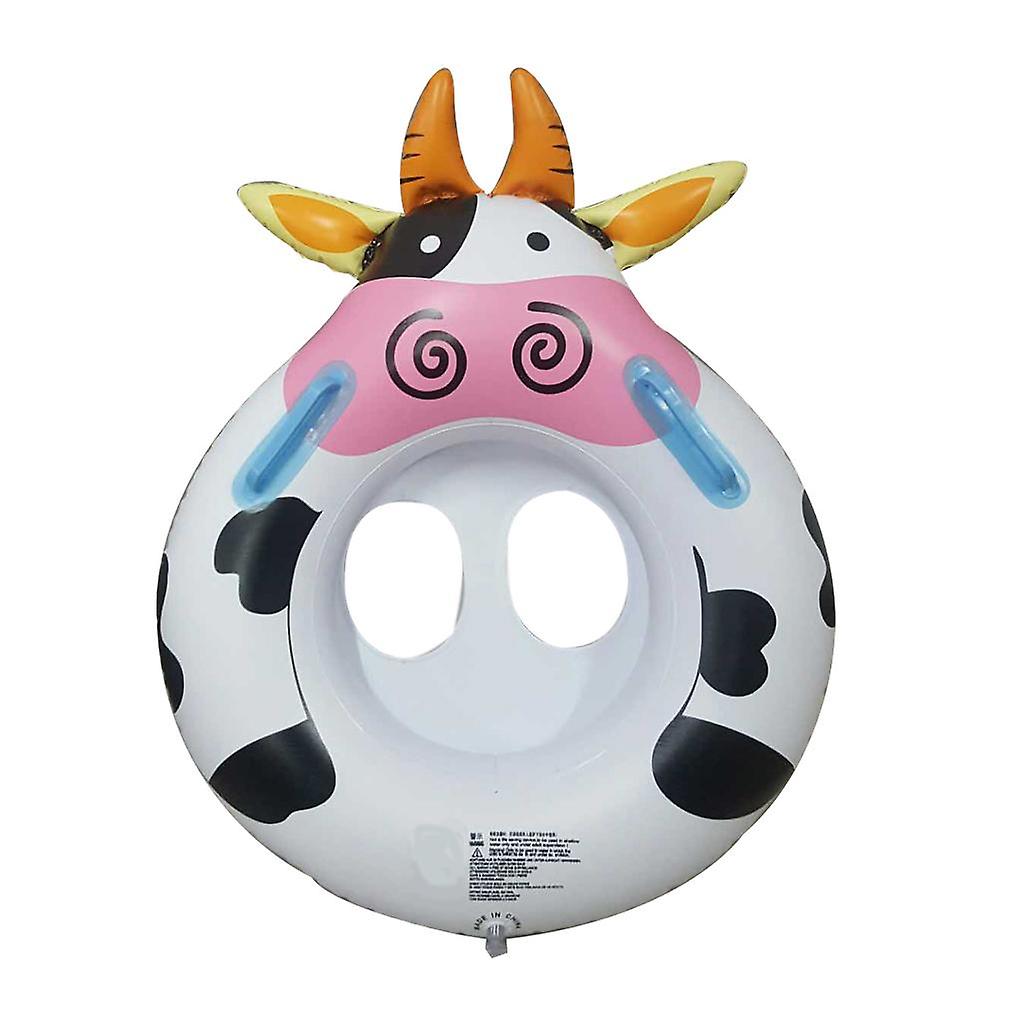Oppustelig svømmering Pool Float Kid Talje Float Ring Sød legetøjskoe