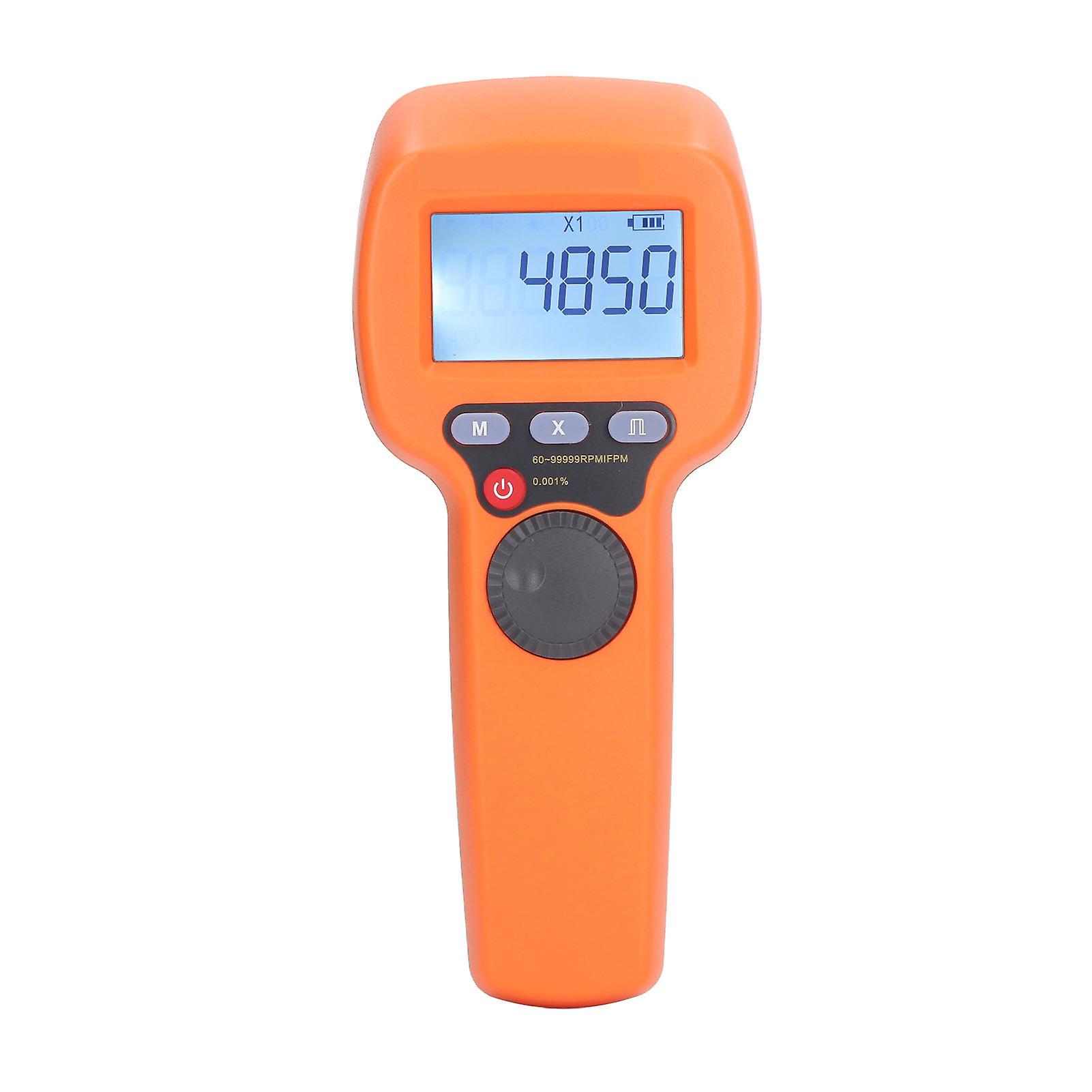 Digital Handheld Stroboscope High Accuracy Prevents Contact LED Flash Strobe Speedometer for HVAC Motor Printing