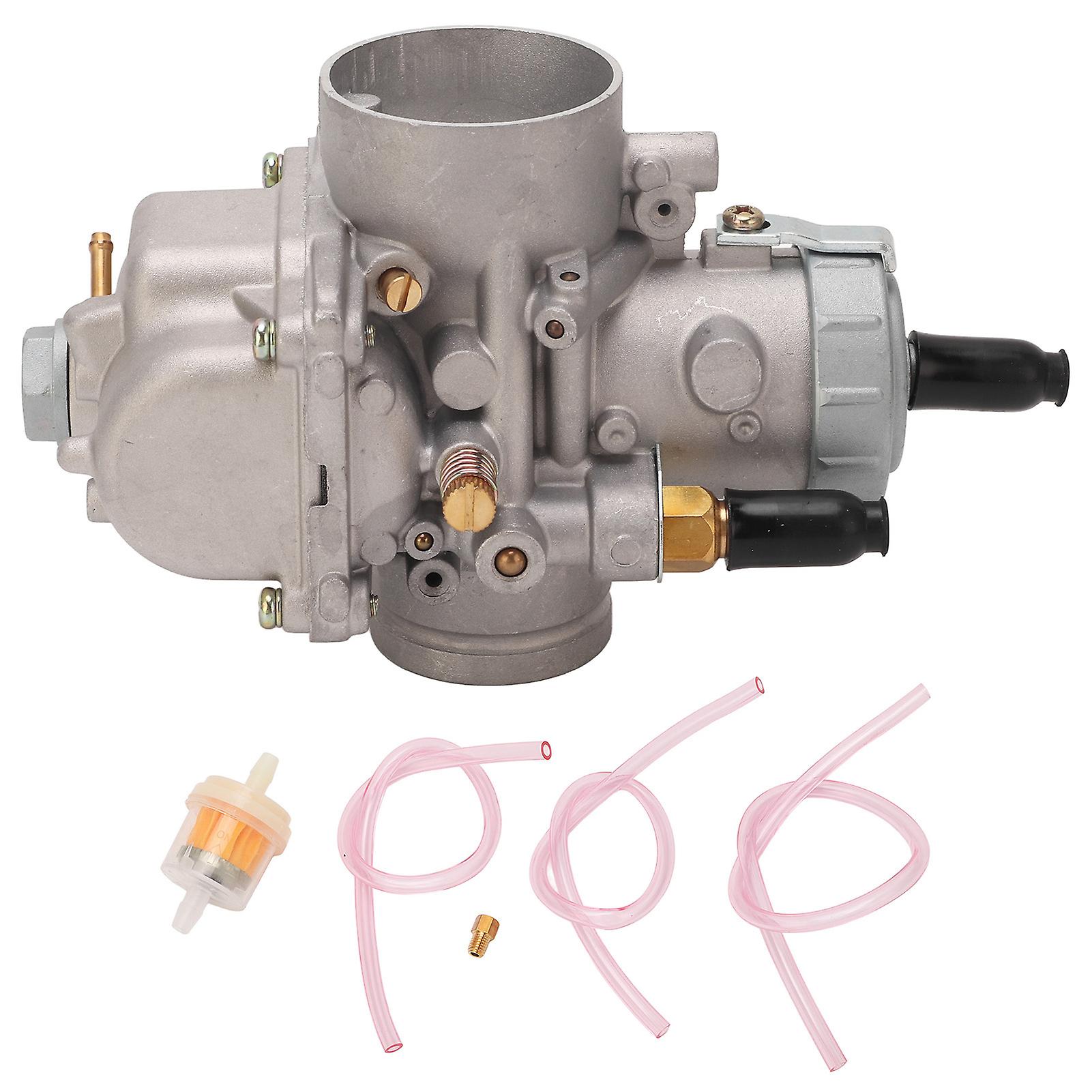 ATV Carburetor Assembly with Hose Filter Nozzle 3130710 Replacement for Polaris Xpress 400 1996‑1997