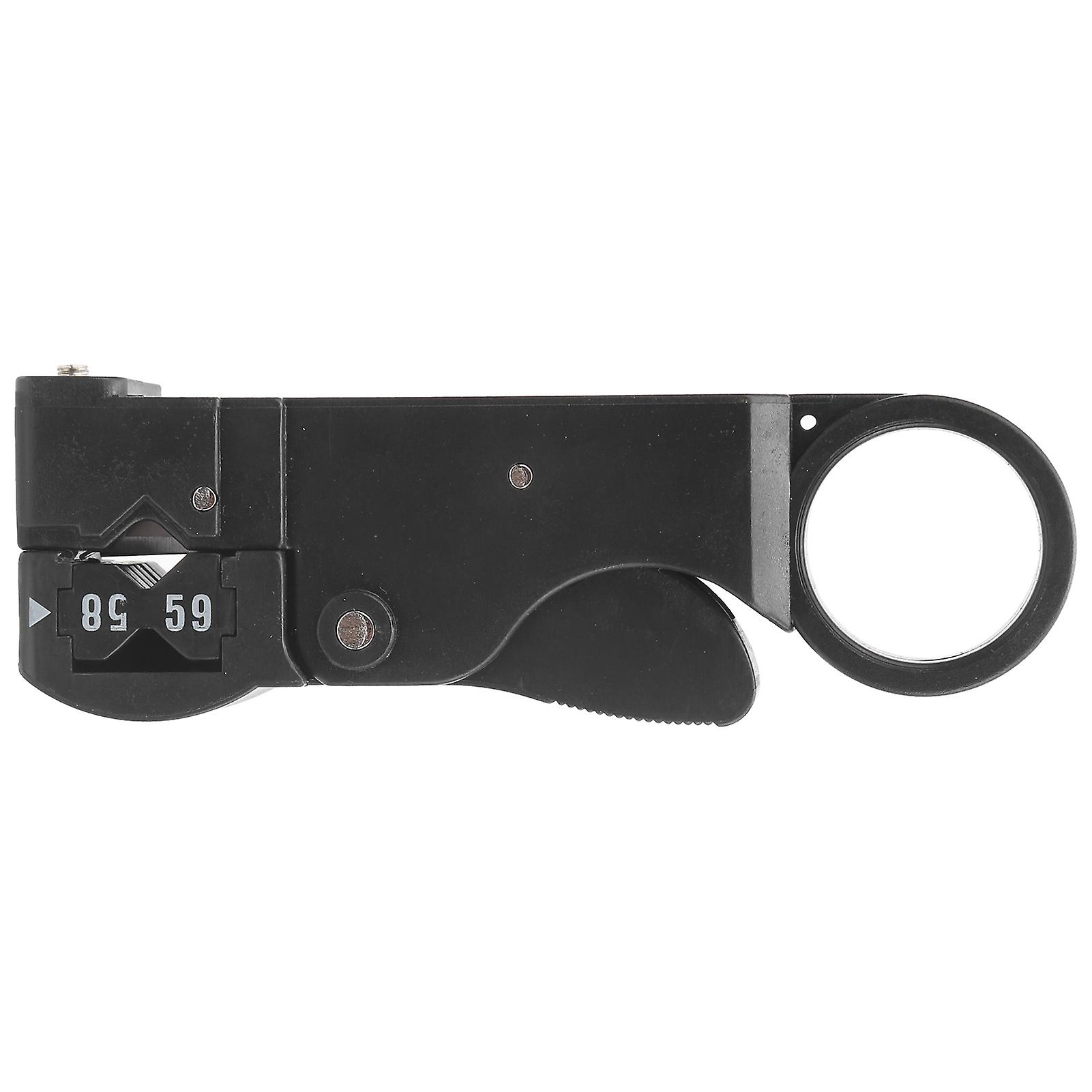 Qukaim Stripping Cable Pliers Stripping Cable Pliers, Wire Stripper and Coaxial Line Crimping Multi-Tool, Heavy-Duty Hand Tool for Electrical