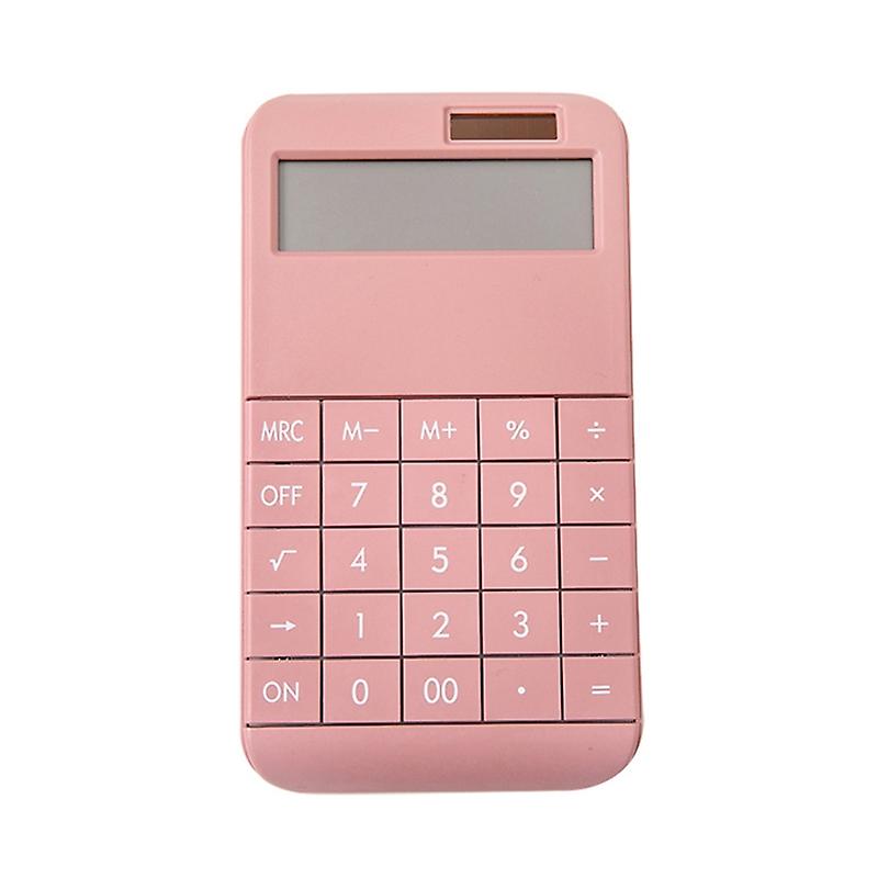 LCD Screen& Sensitive Button Desktop Calculator Built-in 210mAh Battery+Solar