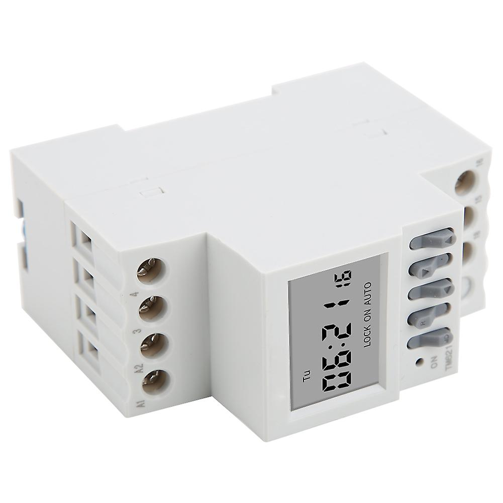 TM621 Digital Time Switch Relay Power Switch Timer Din Rail with Countdown Function AC220V