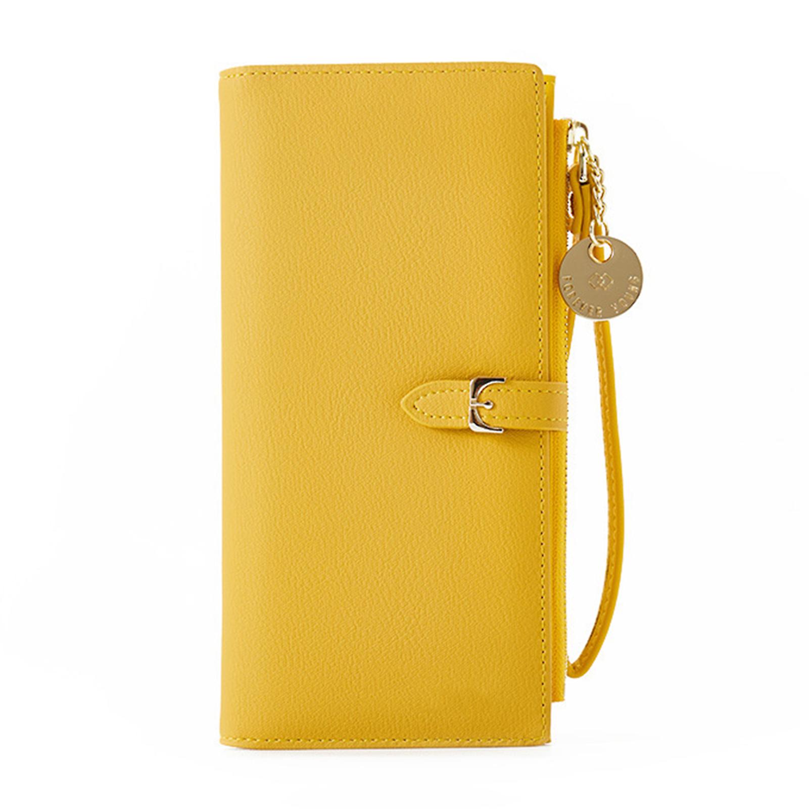 Women's Long Handheld Bag Multi-Layer Design for Daily Life