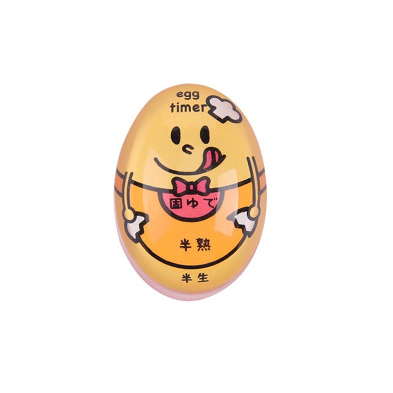 Egg Timer Reusable Easy to Use Food Grade No BPA Safe Boiling Eggs Silicone Soft Hard Boiled Egg