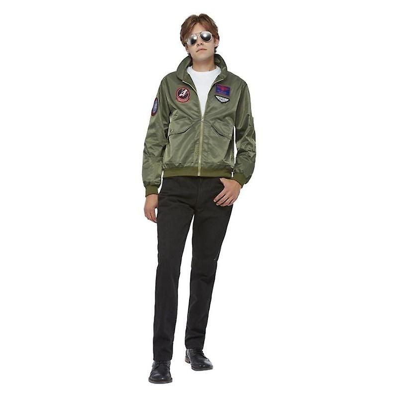 Kurtka bomberka Top Gun Maverick zielona 52543l