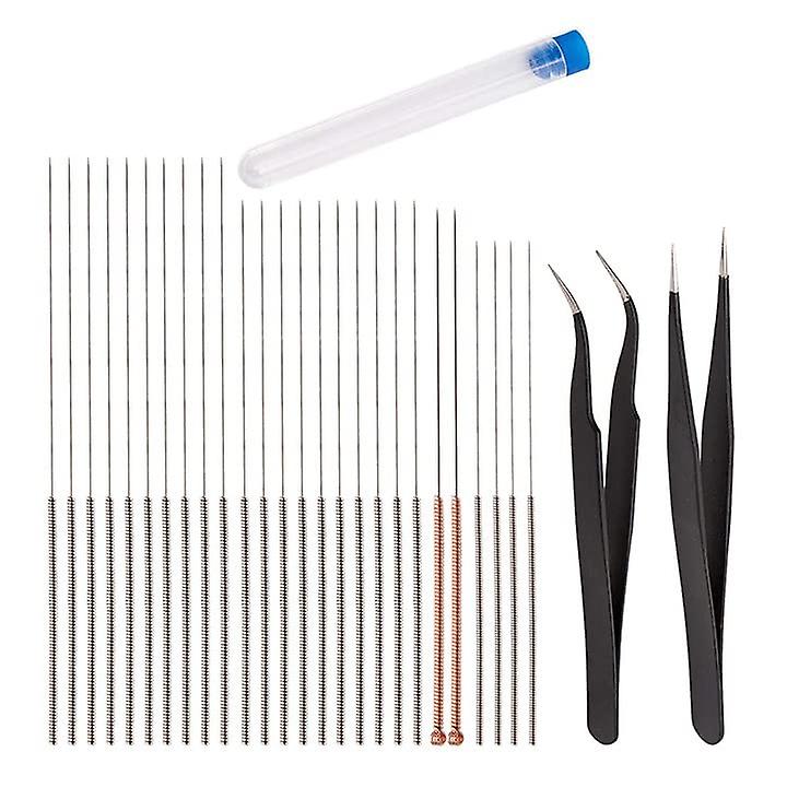 28 piece nozzle cleaning needle kit 3D printer cleaning accessori