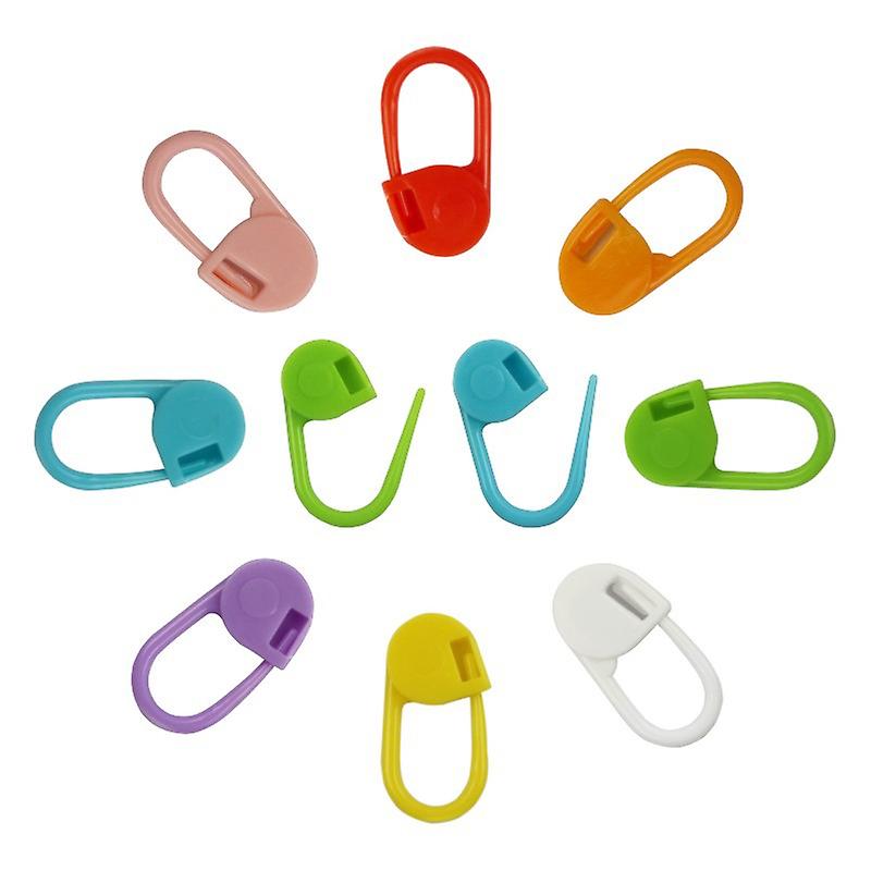 INF Synålar i plast Splitring Stickverktygstillbehör (pack med 50)