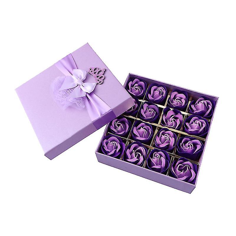 16pcs Rose Soap Flower