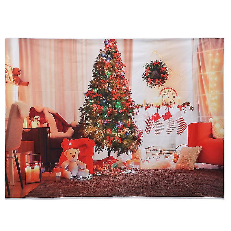 1pcs Christmas Printed Background Cloth