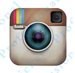 علامة تحذير أيقونات وسائل التواصل الاجتماعي - Facebook ، Instagram ، Twitter - متجر ، شاحنة صغيرة ، سيارة (cc006) دراجة نارية فينيل مقاومة للماء