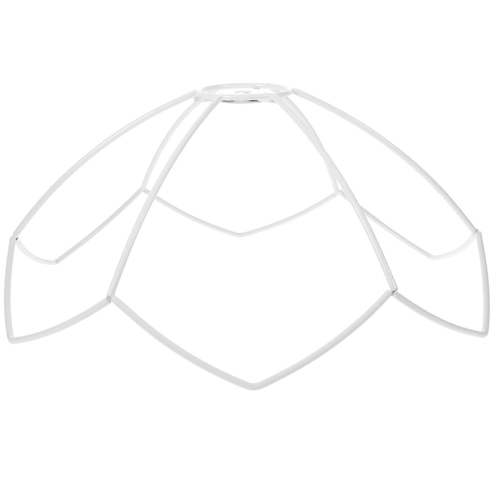 Metal Bulb Guard Lamp Cage Wire Lamp Shade DIY Chandelier Frame Rustic Light Fixture