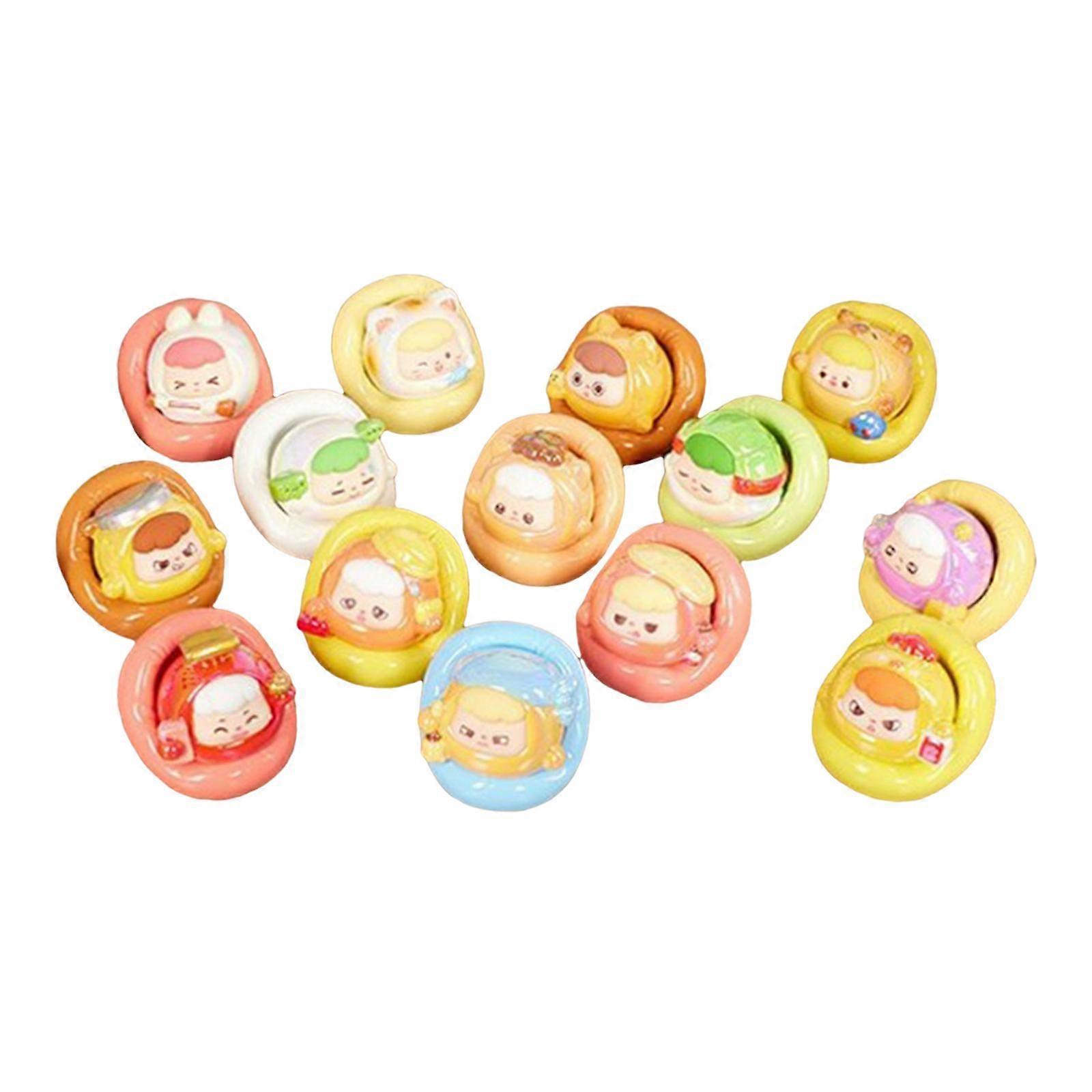 14 deler mini actionfigurer minifigurer sett for gutter jenter barn voksne