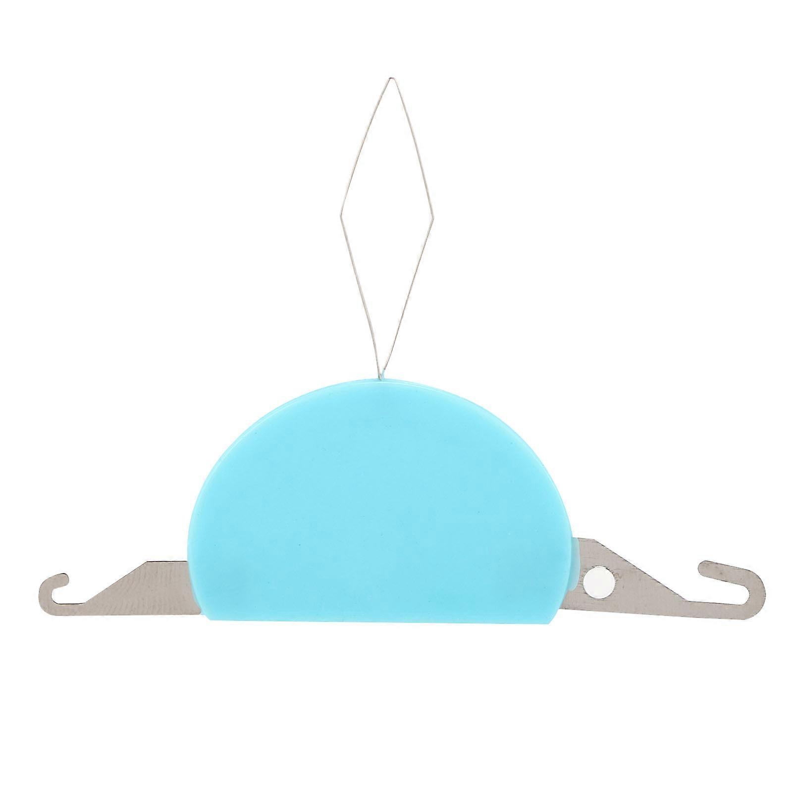 Needle Threader 3 in 1 Coloured Wire Loop DIY Thin Steel Wire Avoid Eye Fatigue Threading Tool for HouseholdBlue