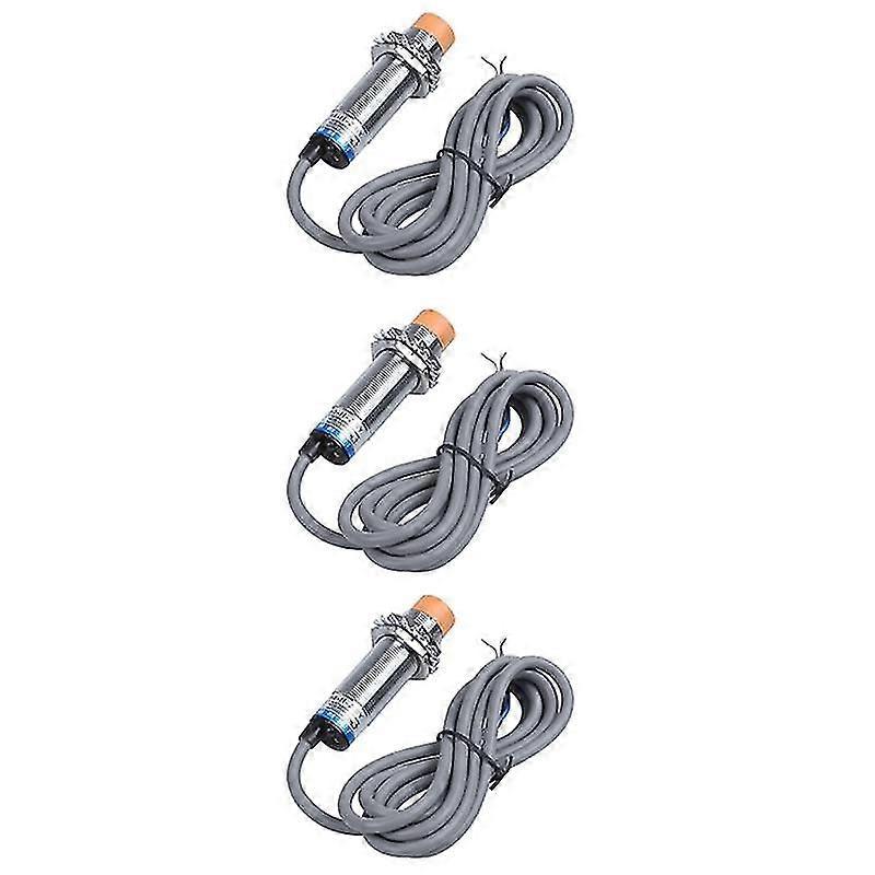 3x Ljc18a3-h-z/by 1-10mm Capacitance Proximity Sensor Switch Pnp No Dc 6-36v 300ma