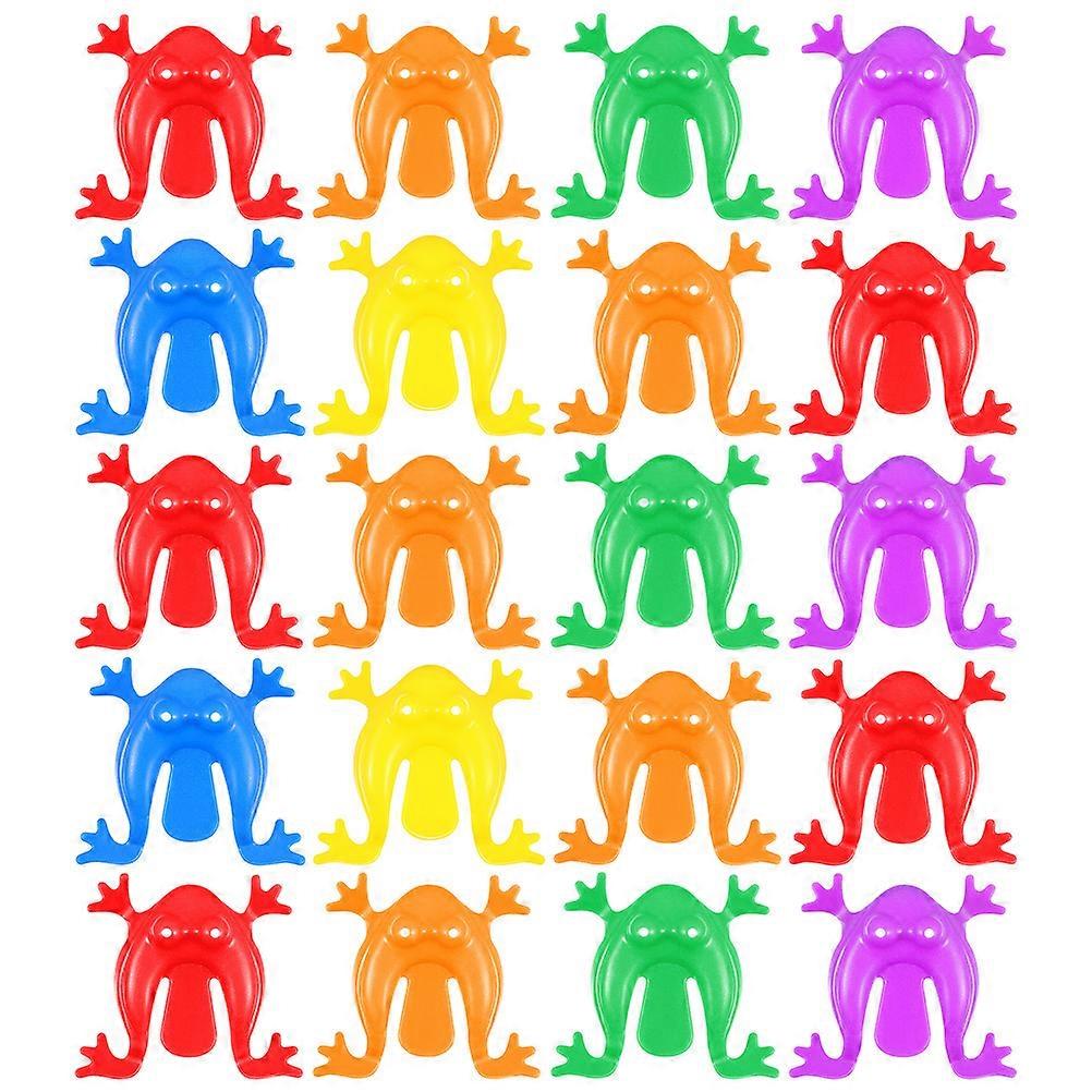 20pcs Toddlers Jumping Frogs Funny Bouncing Toys Jumping Frogs Toys Kids Jump Frogs Toys Funny Frogs