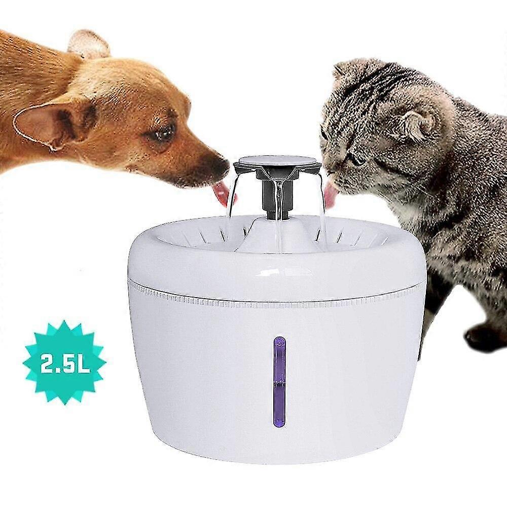 water drinking bowl dispenser fountain feeder automatic mute