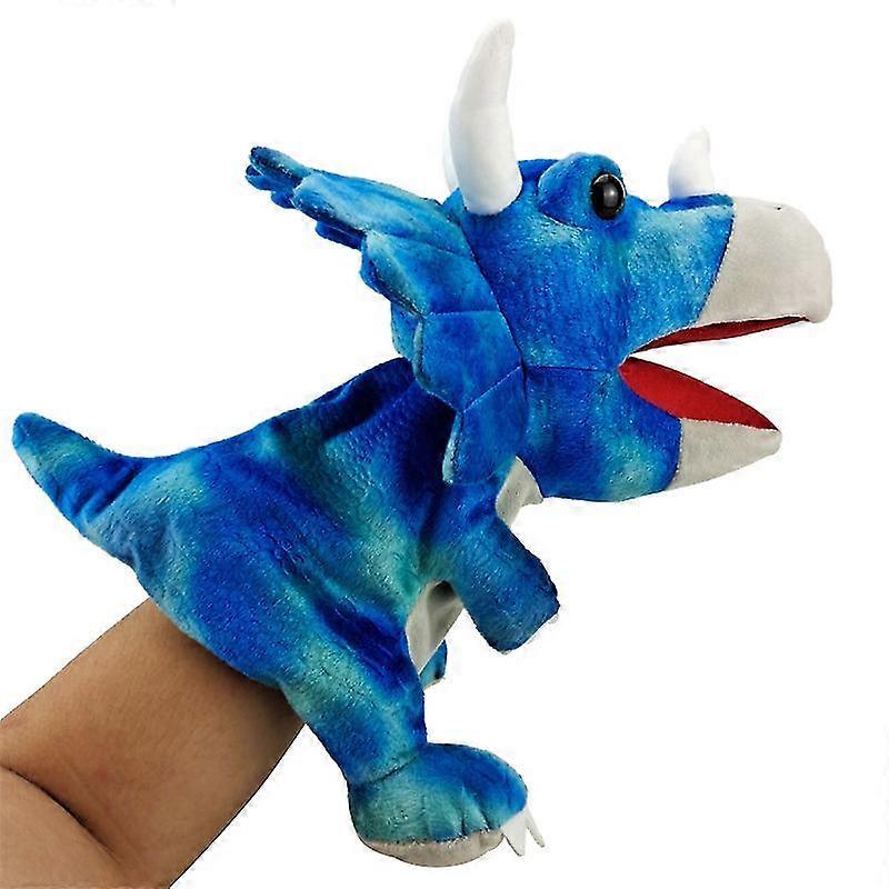 Cute Plush Hand Puppet Pretend Playing Doll Soft Animal Puppet Parent Child Interaction Toy Christmas Gift