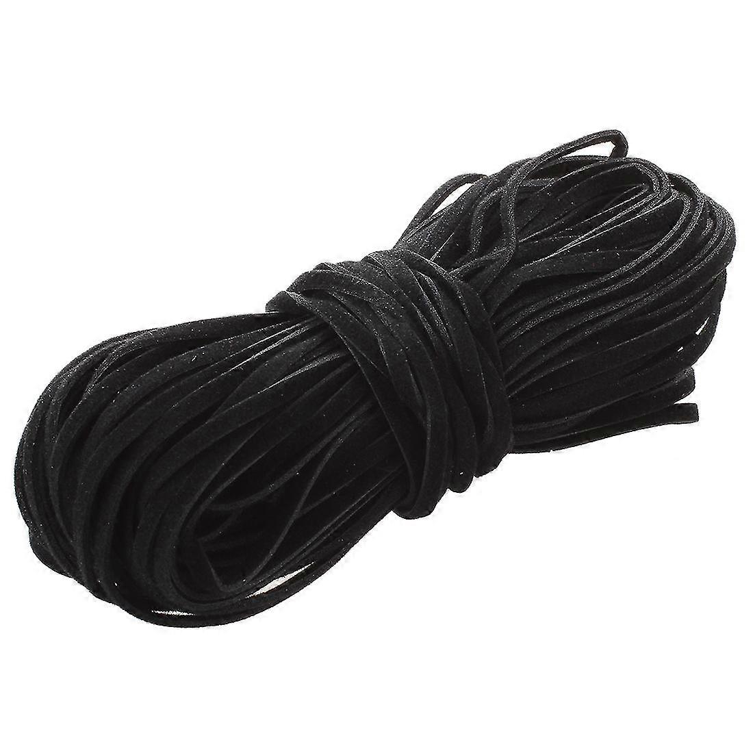 18m Suede Leather String Ribbon Cord 2mm Black Diy Deco