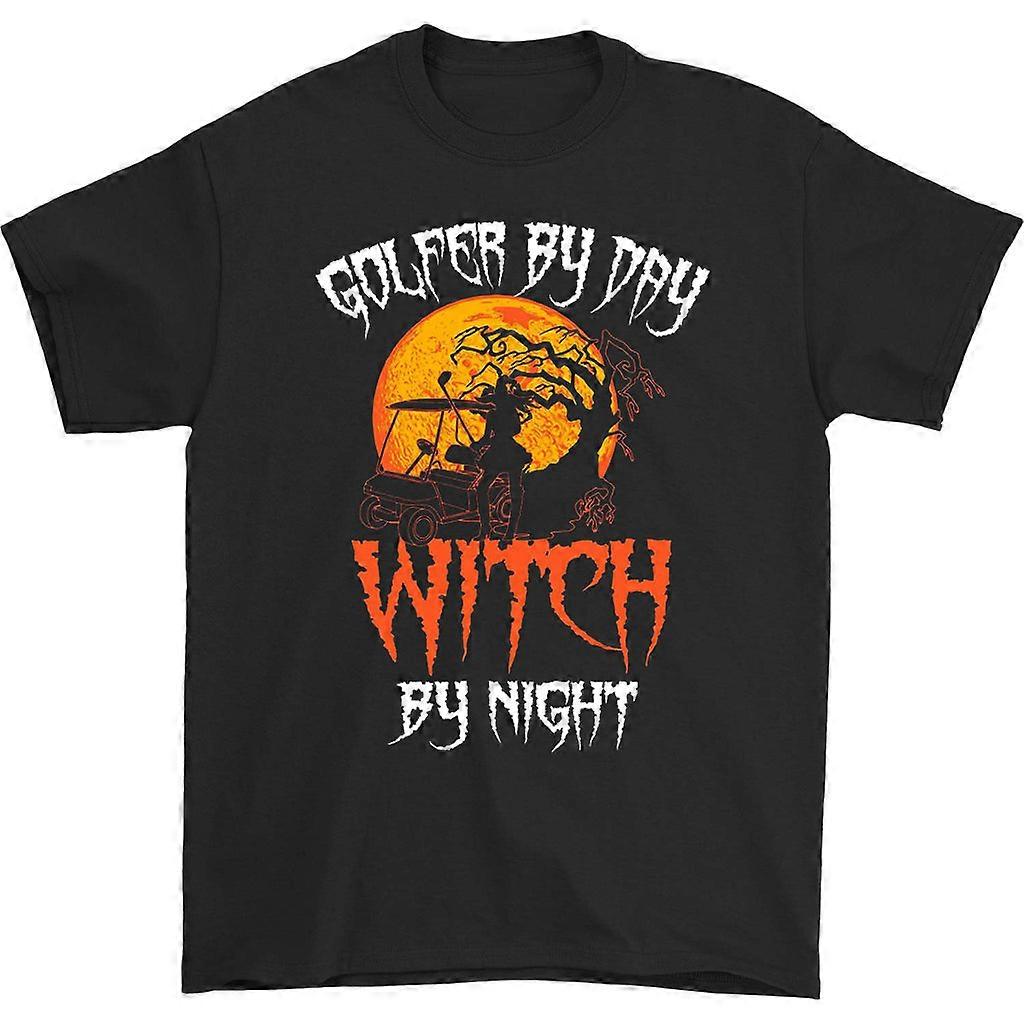 Golfer By Day Witch By Night T-shirt