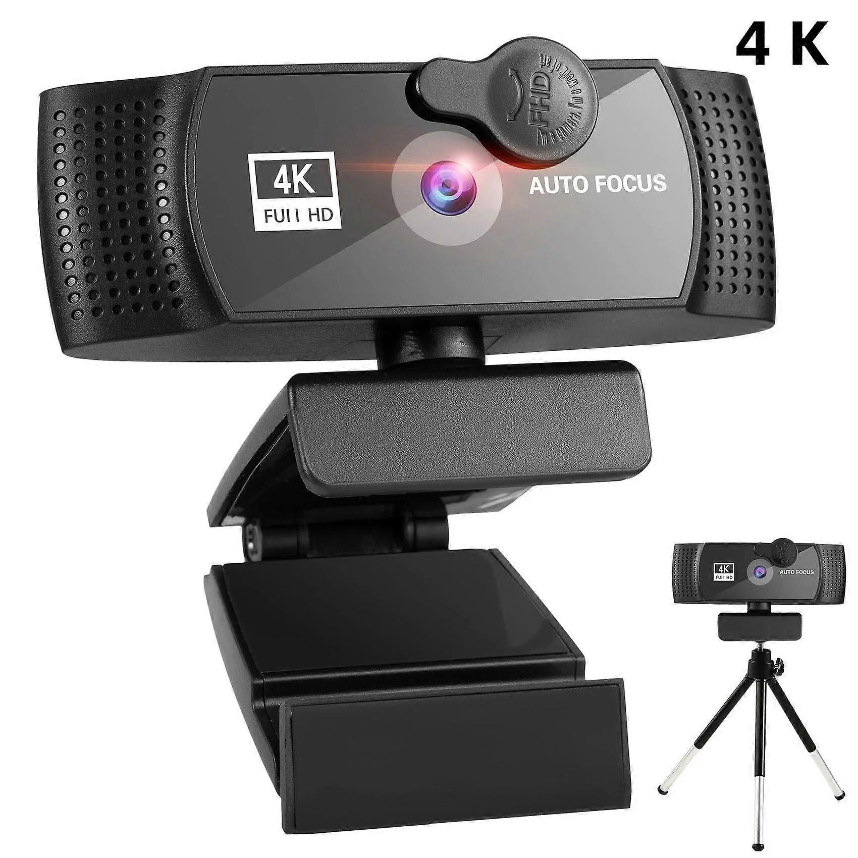 Ultimate 4K Autofocus Webcam Built in Beauty Mode USB Network Interface High Definition 2K Camera Adjustable for Gaming Computer