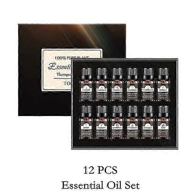 Essential Oils 12 Piece *10ML Gift Set Pure Essential Oils For Diffuser
