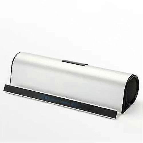 Portable phone tablet computer stand speaker, dual driver bass stereo base speaker(Silver) NEW