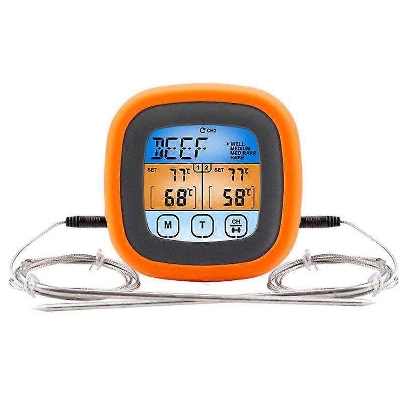Meat Thermometer Dual Probe Digital Meat Thermometer Instant Read Food Thermometer for Cooking Gril