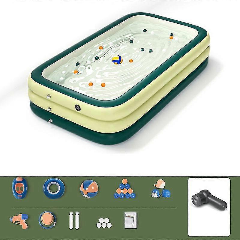 "Smart Core Flash Charge Inflatable Pool - Instant Setup, Wireless Power, Durable for All Ages"