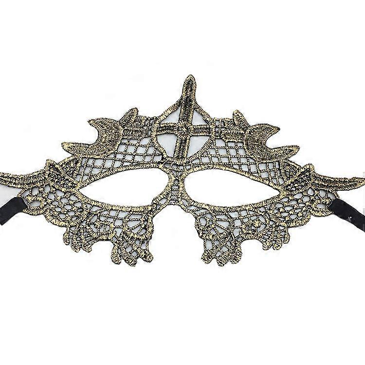 Halloween Golden Lace Mask