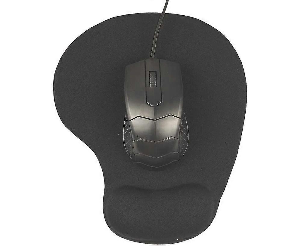 Office Mousepad with Gel Wrist Support-Ergonomic Desktop Mouse Pad
