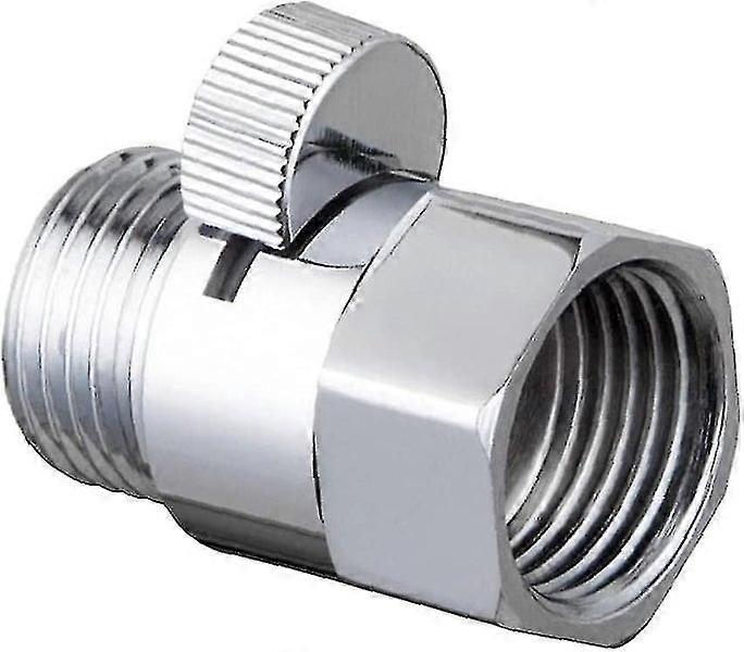 Shower Head Flow Control Valve with Brass Flow Restrictor Connector