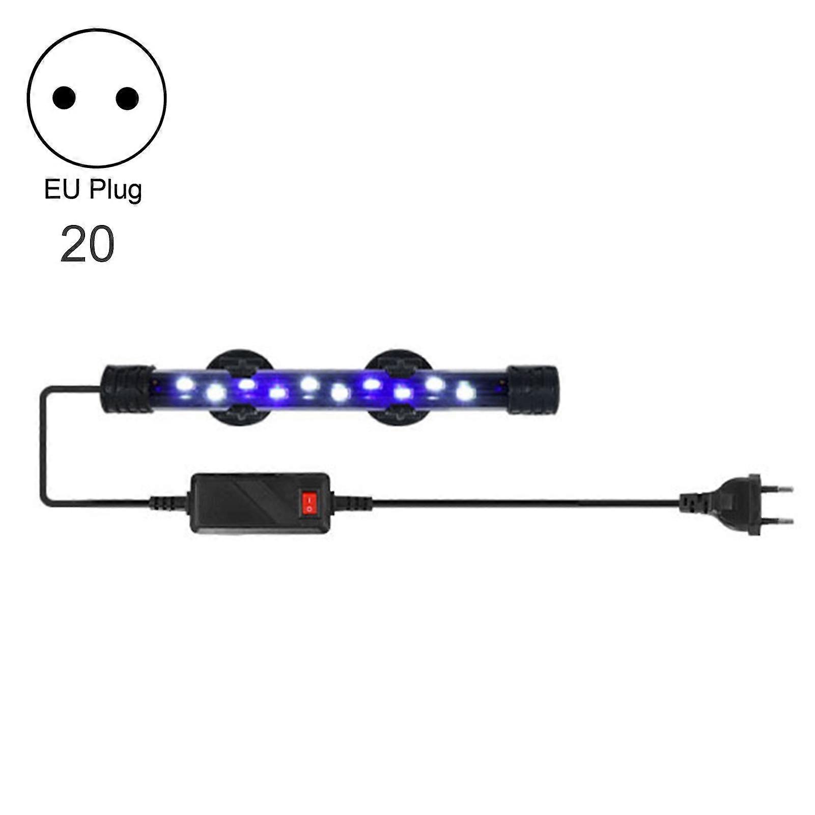 Aquarium Light Led 3 Modes Compact Underwater Lamp Aquariums Lighting Decoration For Home Use Jikaix