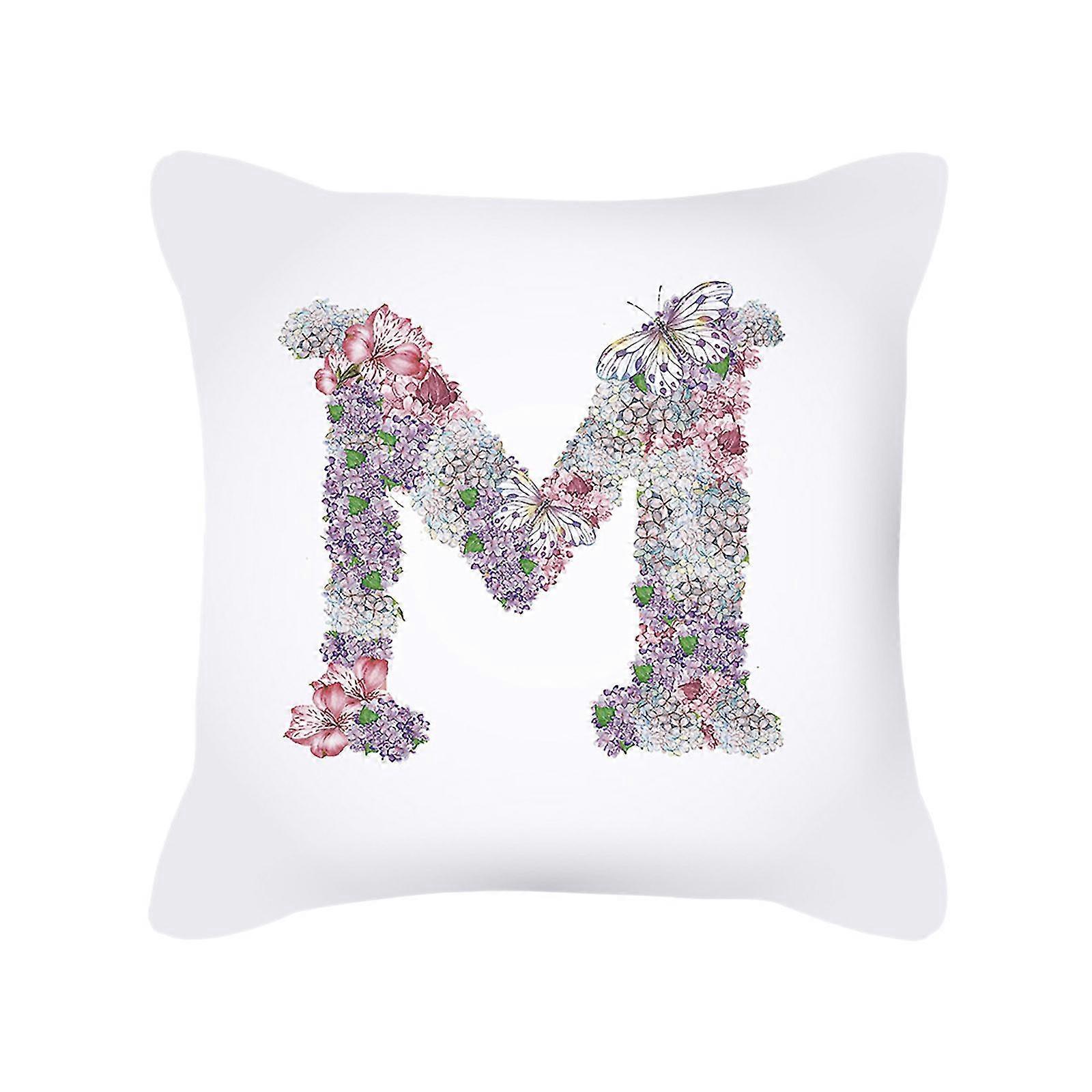 Letter Pattern  Case Sofa Car Cushion Cover  Home Decoration