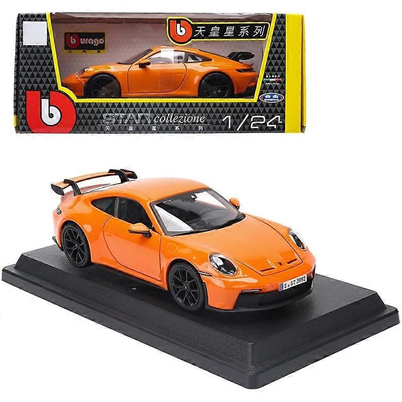 Bburago 1:24 Porsche 911 GT3 Model de mașină din aliaj Clasic Static Die Cast Model Collection Cadouri de jucării de Crăciun pentru copii