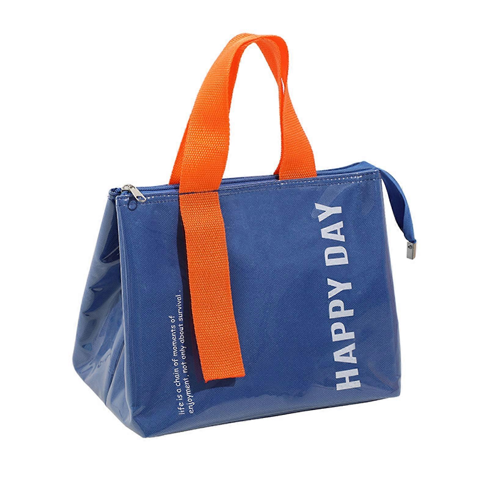 Bento Bag Large Capacity Smooth Zipper Waterproof Insulated Wear-resistant Keep Freshing Multi-purpose Portable Thermal Lunch Box Bag for Travel KAESI