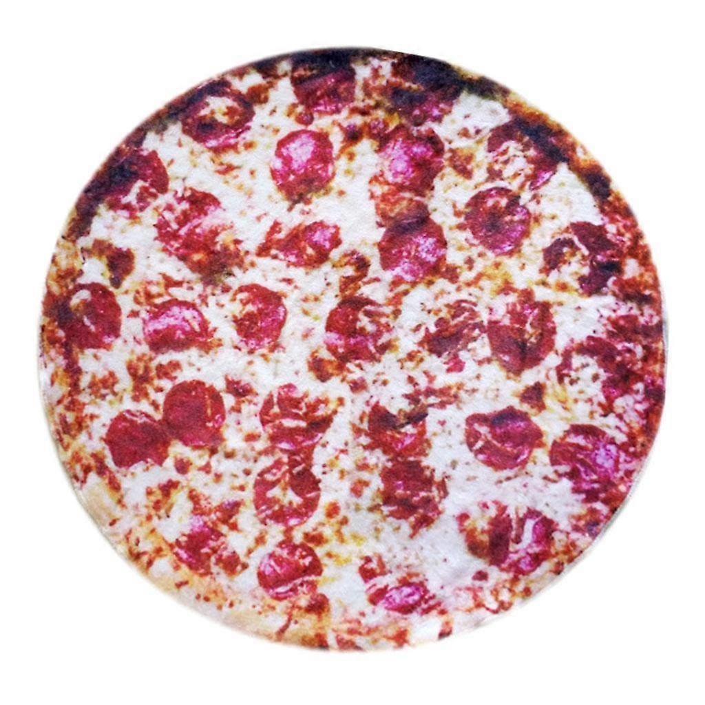 Burrito Blanket Throw Tortilla Texture Soft Fleece Bed Sofa Bedding 122cm