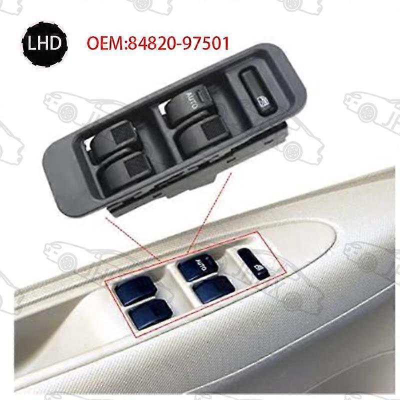 Interruptor de ascensor Senya / Dahatsu compatible Interruptor de elevación de vidrio Botón de ventana