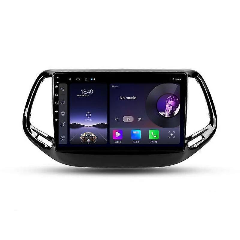 Car Radio For Jeep Compass 2 MP 2016 - 2018 Video Player WIFI Navigation GPS