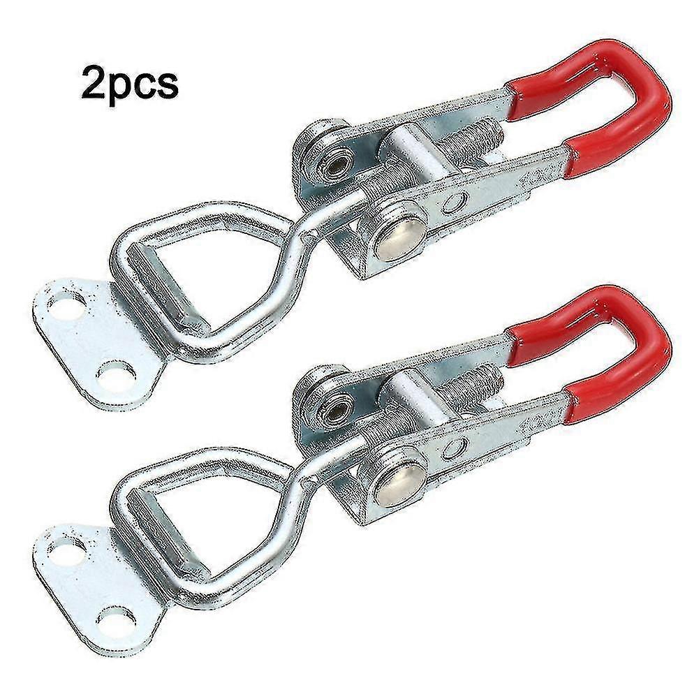 Hand Tool Toggle Clamp Antislip Red Horizontal Door Bolts Type Quick Clamp Quick Release Tool