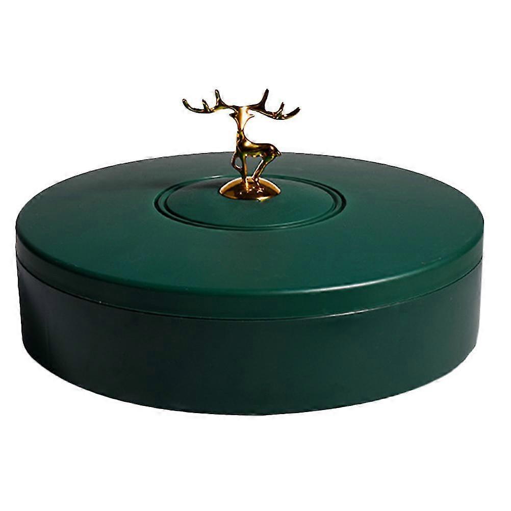 1pc Lid Snacks Box Dried Fruit Tray Snacks Serving Tray Nuts Storage Box