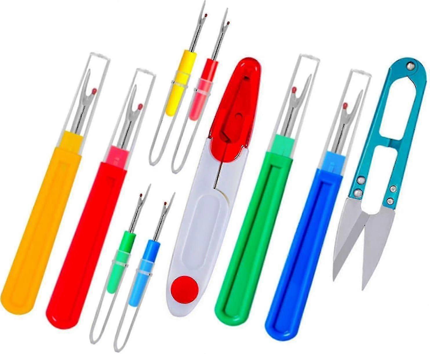 縫製シームリッパーツール10個、2スレッドスニップ付き8シームリッパー