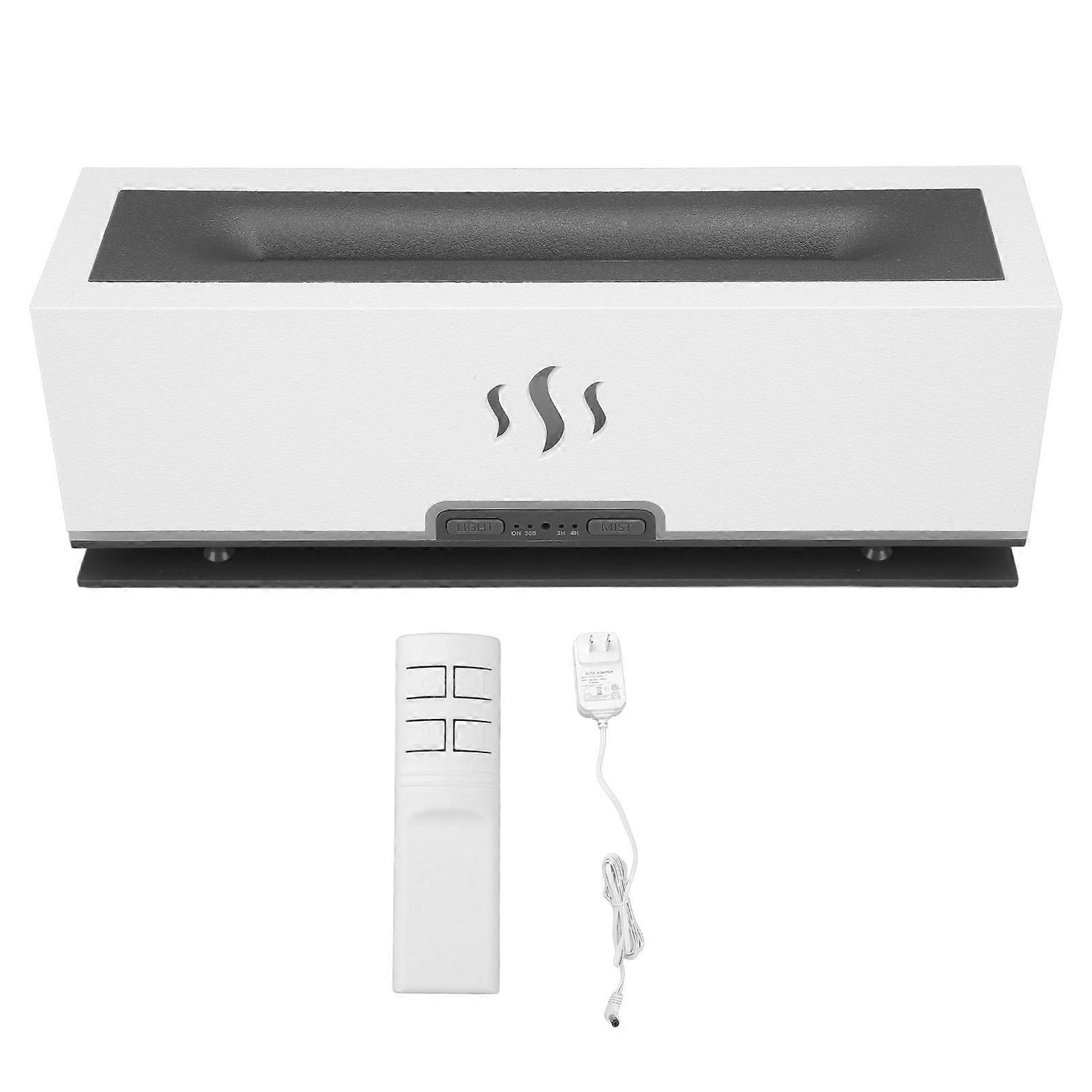 Flammenaroma Diffusor Aushöhlen Smart LED Lampe Simulation Flammenzerstäubung Luftbefeuchter Diffusor für ätherische Öle (YMCAT)