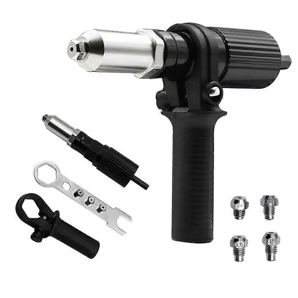 Electric Rivet Nut Gun Drill Adapter Professional Cordless Riveting Tool Movement Pull Accessories Insert Nut Pull Rivet Tool