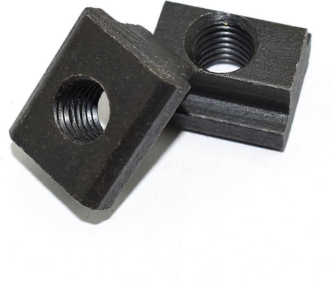 T-Slot Nuts M10 Clamping Table Slot Milling T Sliding Nut Block Slot Machine Tool M10 Screw (Black)(10 pcs )
