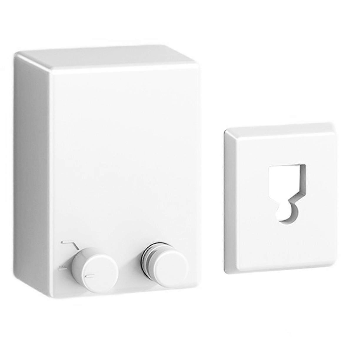 Retractable Clothesline Stainless Steel Pull-Out Clothes-Drying Machine Rope Space-Saving Clothes Drying Rack, White