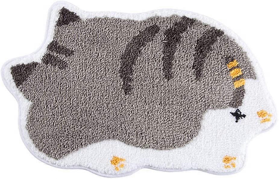 Cat Print Super Absorbent Bathroom Mat