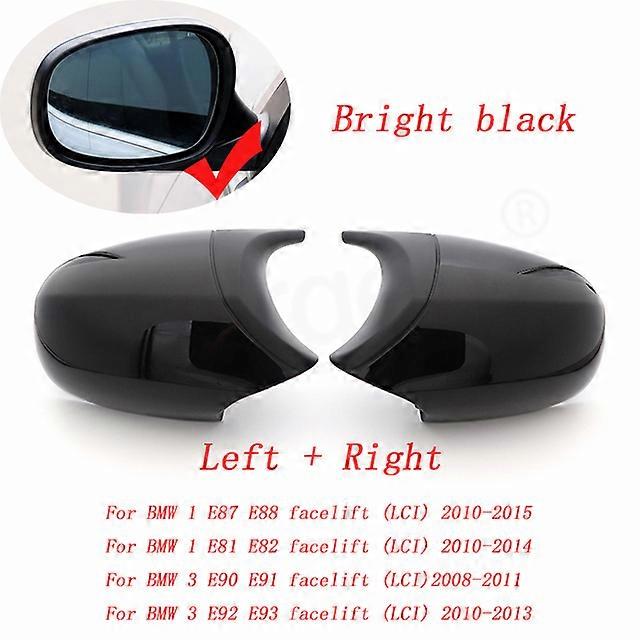 Side Rearview Mirror Cap Wing Mirror Cover Fit For BMW E90 E91 2005-2011 E92 E93 2006-2013 E81 E82 E88 E87 E88 Car Accessories