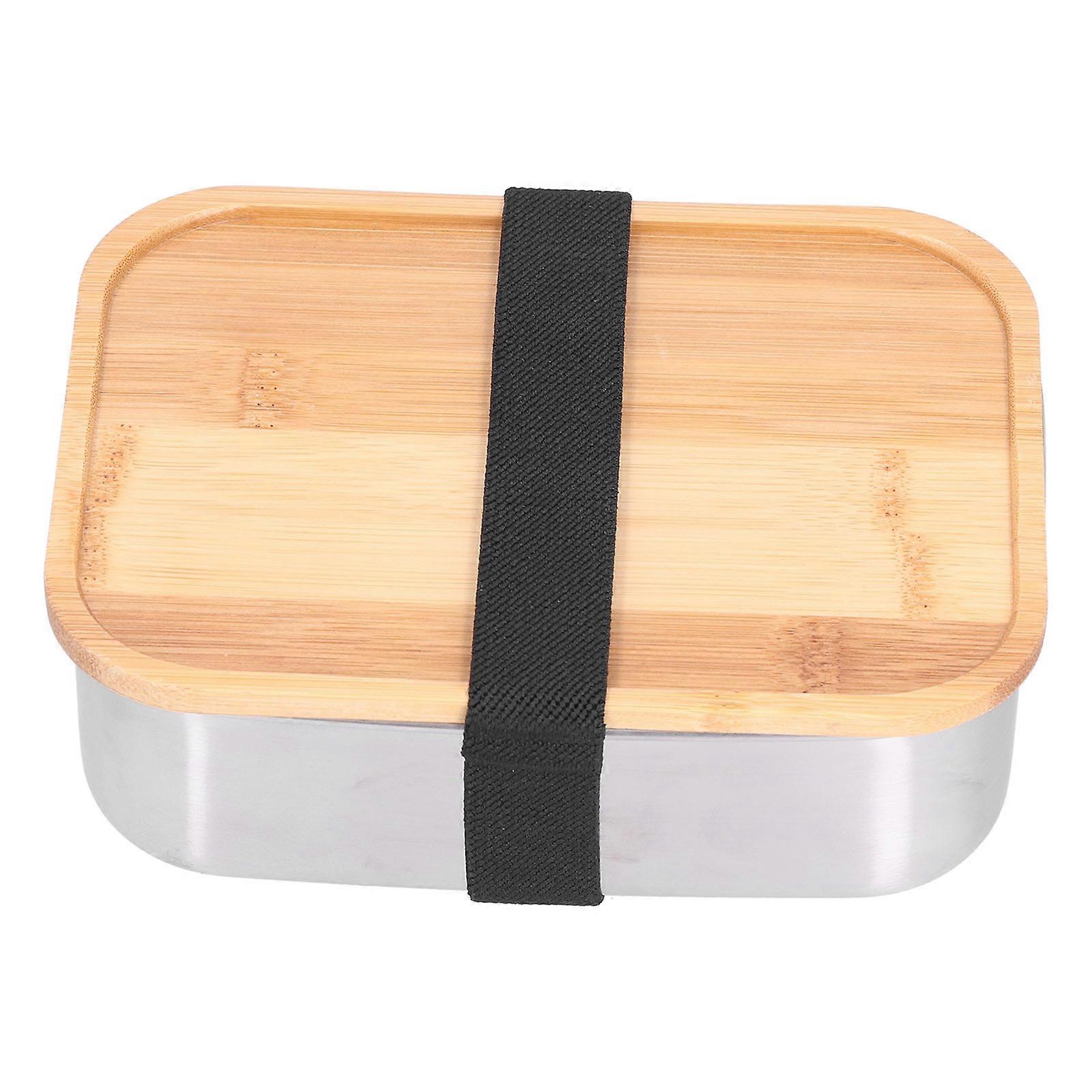 304 Stainless Steel Bento Lunch Box with Secure Lids for Students and Workers