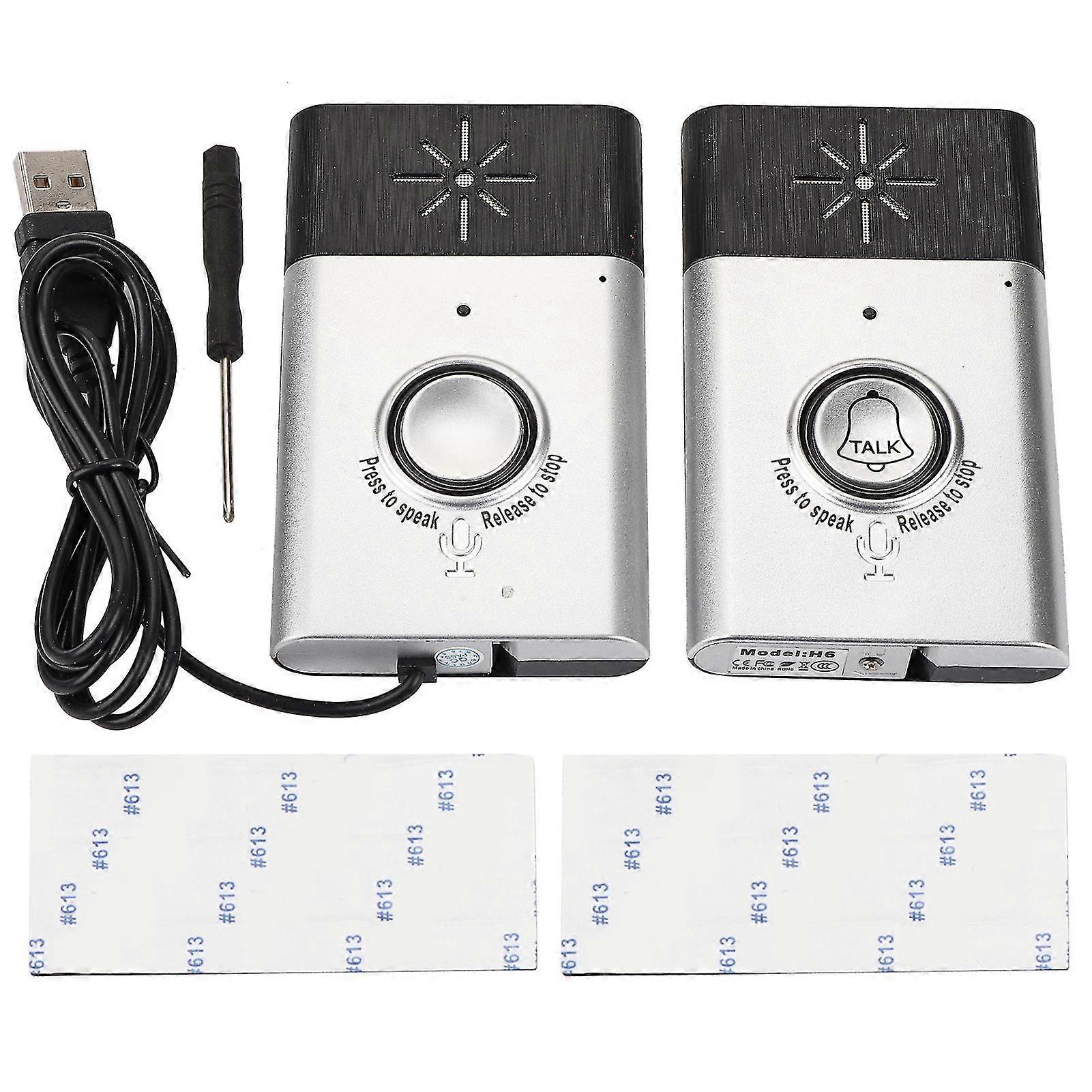 Wireless Voice Intercom Doorbell Access Control System for Home Security